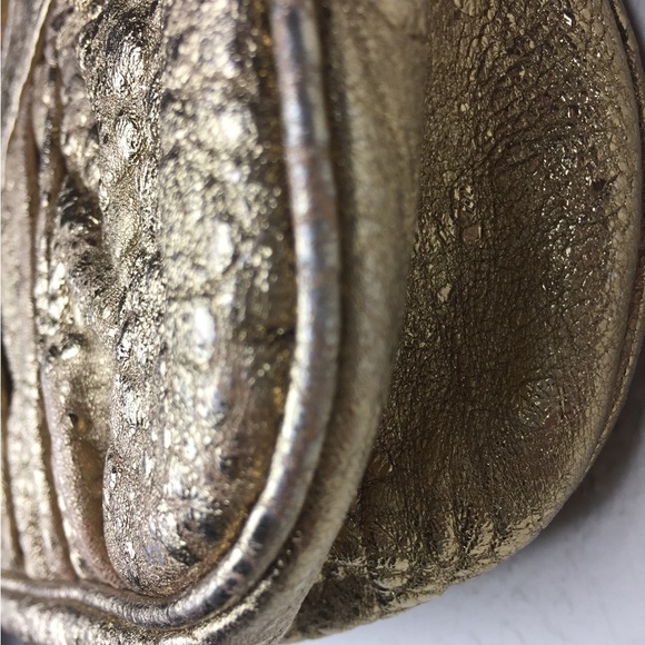 Lauren Merkin: Gold Leather purse - Picture 3 of 11